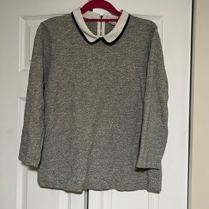 J. Crew 3/4 length sleeve professional shirt.